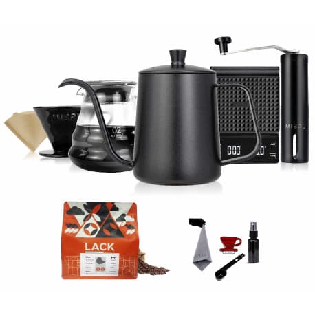 MIBRU V60 Coffee Maker Set Of 7pcs + Free Coffee Beans & Accessories