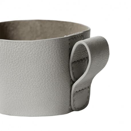 GREY Leather Sleeve for 8oz - Fressko