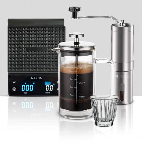 French press coffee making set