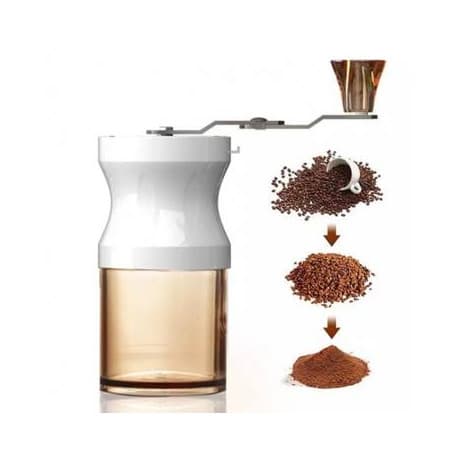Luxury white manual coffee grinder - 749