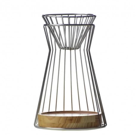 Drip Holder Stainless Steel & Wood