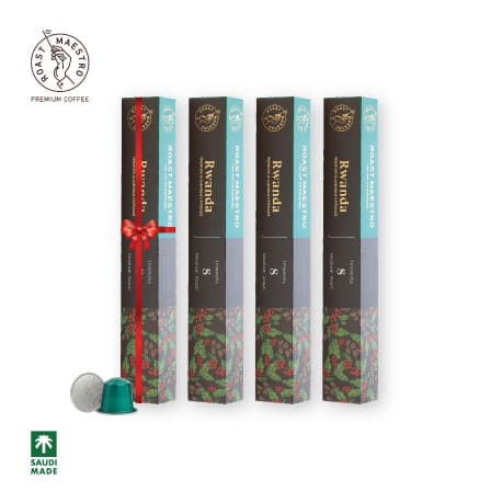 روست مايسترو كبسولات قهوة فاخرة رواندا - 3+1 مجاناً