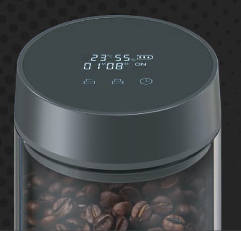 حافظة البن الالكترونية من CAFTECH