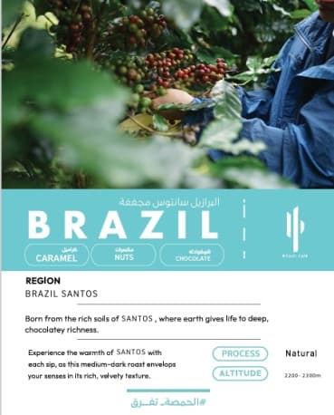Cacti beans Brazil Santos 250g Natural- Cacti Roastery