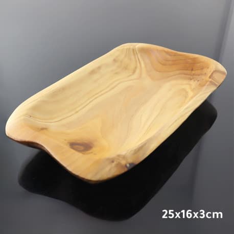 Coffee wood serving tray 25X16