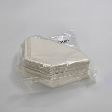 2 Cups Filter Paper - White - 100pcs Per Bag