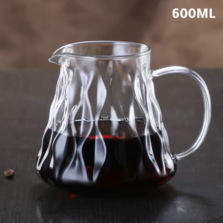Coffee glass server 600ml
