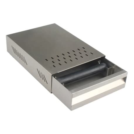 knock box drawer stainless steel. BLACK