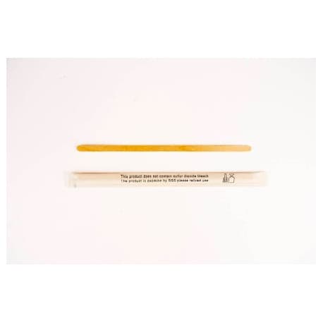 Wooden coffee stirrer
