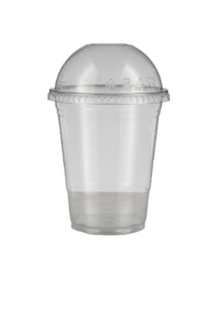 12oz Tall PET Clear Cup with lids