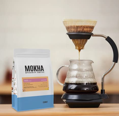 Mokha Specialty Rodrigo Sanchez — Colombian Infused Coffee 250g | Mango, Passion Fruit & Blueberry Notes
