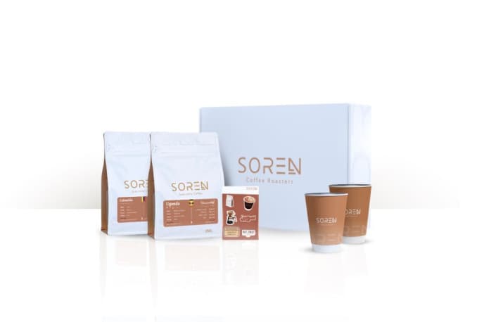 Fruity Box – Two 250g Coffee beans with Cups - Soren Coffee Roasters