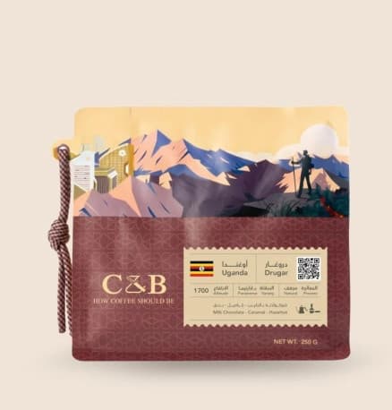 C&B Roastery Ugand drugar  Coffee Beans 1 Kg