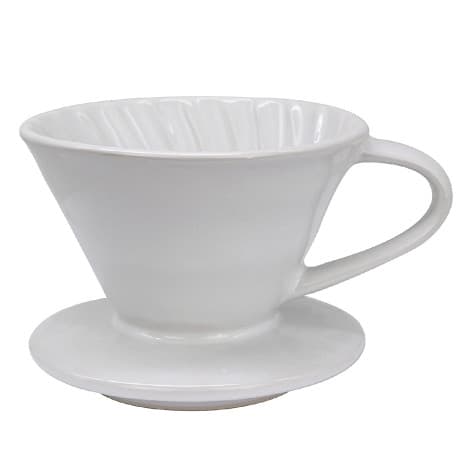 MIBRU V60 Ceramic Drip Funnel Size 01 white