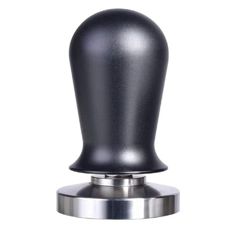 Coffee precision 58.5mm calibrated tamper black