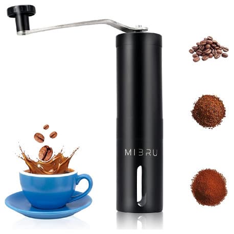 MIBRU Coffee Manual Grinder Stainless Steel 304 Black