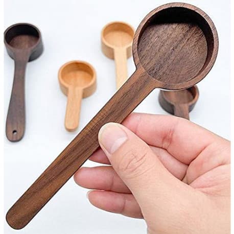 Mibru Wooden Spoon with Long Handle - Dark