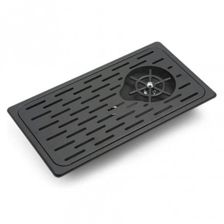 MIBRU Coffee Stainless Steel Rinser Flat 43x23 Black
