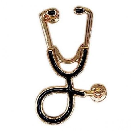 MIBRU Coffee Brooch Doctor Gold