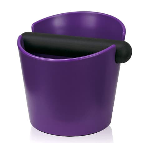 Coffee knock box round purple