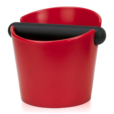 MIBRU Coffee Knock Box Container Barista Coffee Grind Dump Bin Waste ABS Shock-Absorbent Detachable Barista Style Red