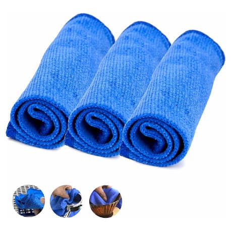 MIBRU Micro Cleaning Towels Pack 3 Soft Absorbent Non Clean Steam Wand Coffee or Espresso Machine
