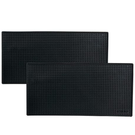 Coffee Rubber Service Mat Non Slip Set Of 2 Dish Glass Drying Flexible Coasters Baritsa Shops Restaurant Kitchen 40x20CM