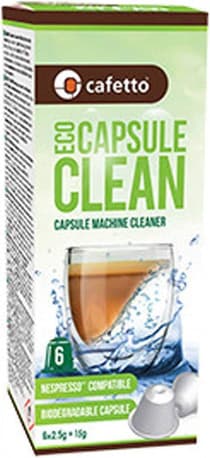 Eco Capsule Clean/Capsule Machine Cleaner Nespresso Compatible Cafetto