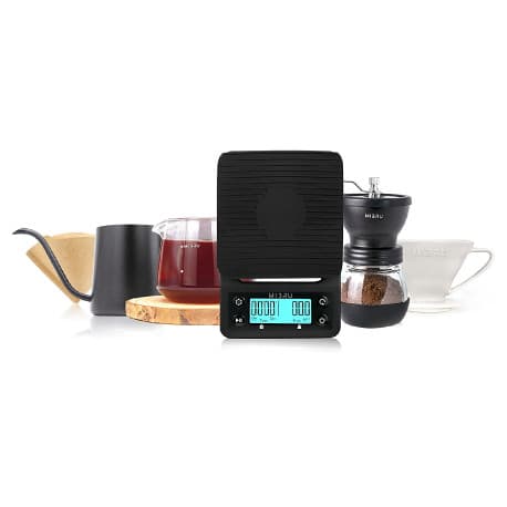 Coffee Drip Set With Grinder 6 in 1 Professional Coffee Machine With V60 System