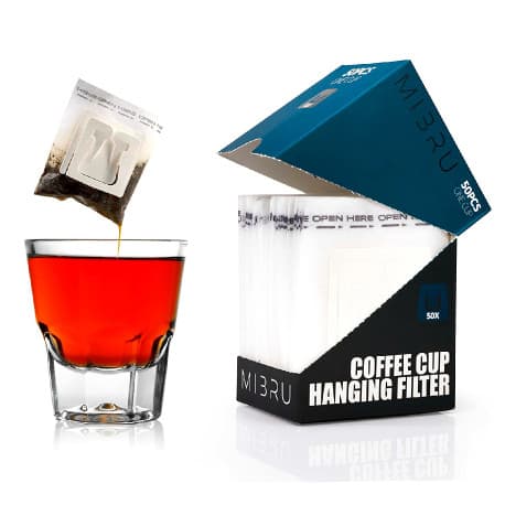 MIBRU Coffee Paper Filter With Holders 50pcs