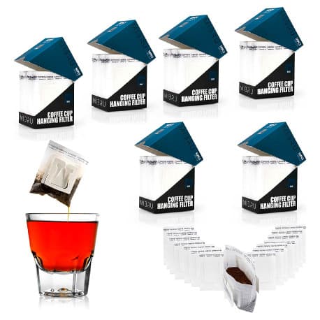 MIBRU Drip Coffee Filter Bag Portable Hanging Ear Style Coffee Filters Paper Home Office Travel Brew Coffee and Tea Tools 300pcs