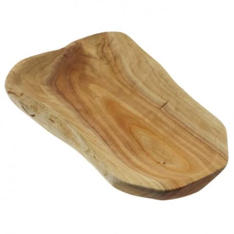 Coffee olive wood serving tray 30x20