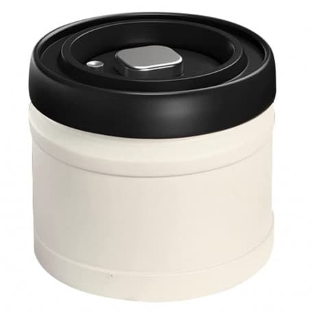 Coffee beans container with air valve 1100ml white