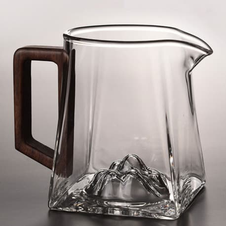 MIBRU V60 Coffee glass server wood handle 350ml