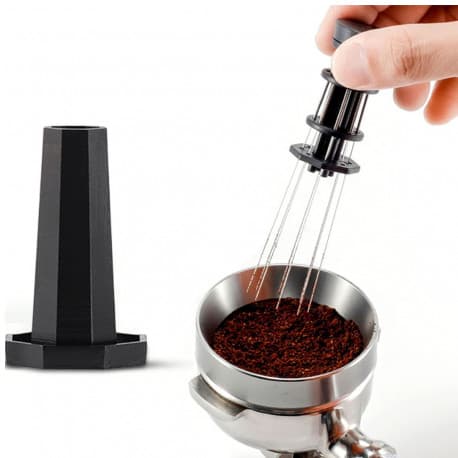 MIBRU Coffee needle distributer with base