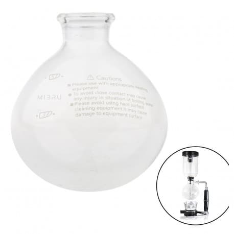 Coffee and tea syphon spare lower glass 5cups