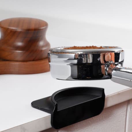 Coffee mini rubber tamping base