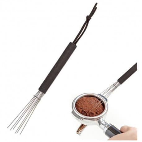 Coffee leather cloth powder needle distributer brown