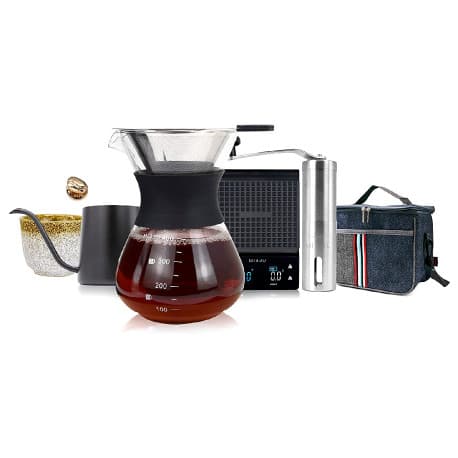 MIBRU Coffee Chemex Way Set 8 IN 1 With Bag 400ML