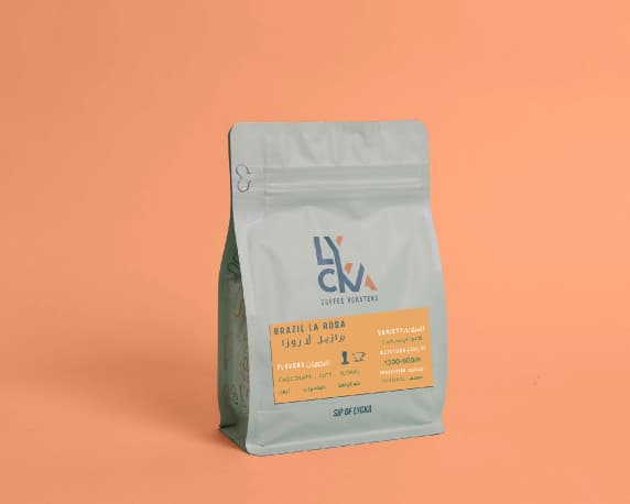 LYCKA Roastery Brazil La Rosa Coffee Beans 250g