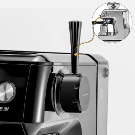 Coffee Breville Sage machine steamer rocker black