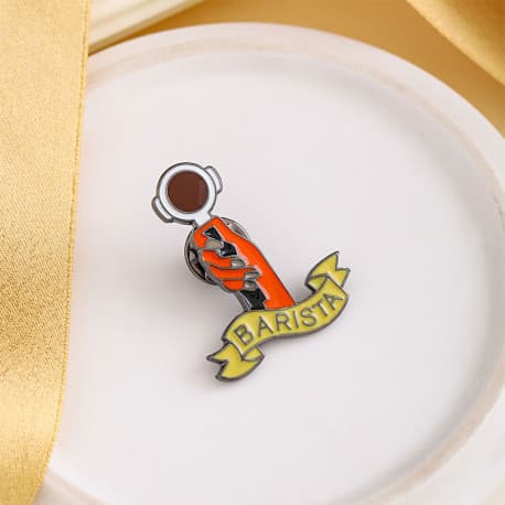 MIBRU Coffee Brooch Barista Handle