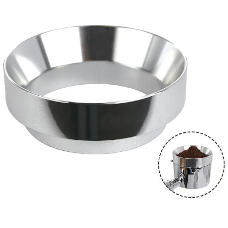MIBRU Coffee Dosing Ring Silver 53mm 54mm