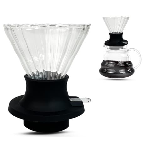 Coffee Glass Dripper 02 With Valve V60 Switch Immersion Dripper