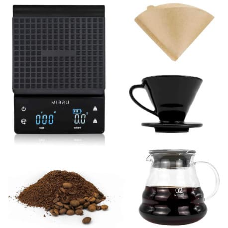 MIBRU V60 Coffee Maker Set Of 4Pcs