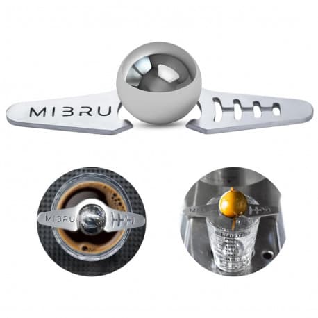 MIBRU Coffee espresso cold brew ball silver