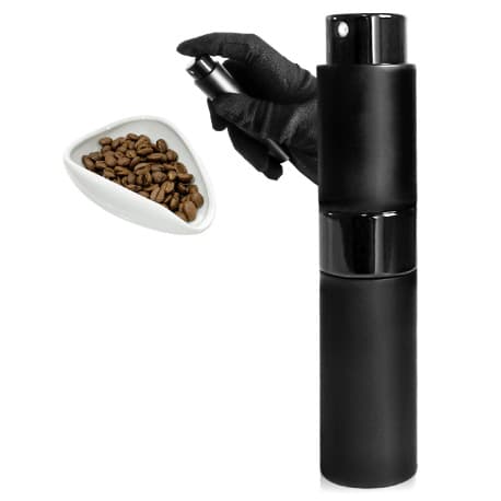 Coffee beans water spray