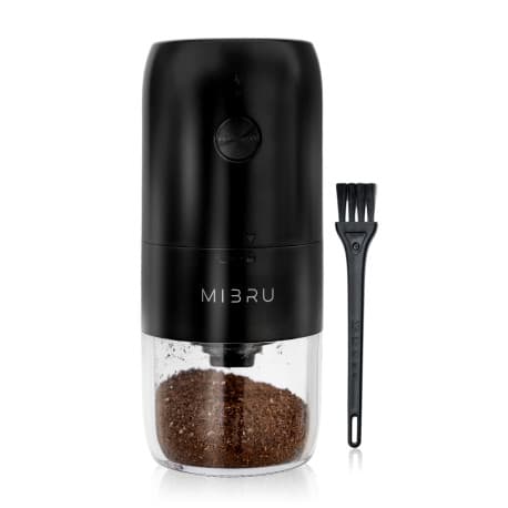 Coffee electric type-c rechargable grinder black