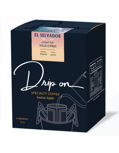 Drip On Specialty Drip Coffee Bags 75 gm – El Salvador