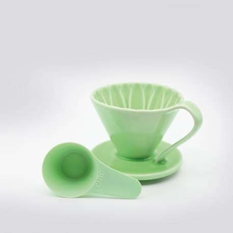 Cafec - Flower Dripper 1 Cup - Green